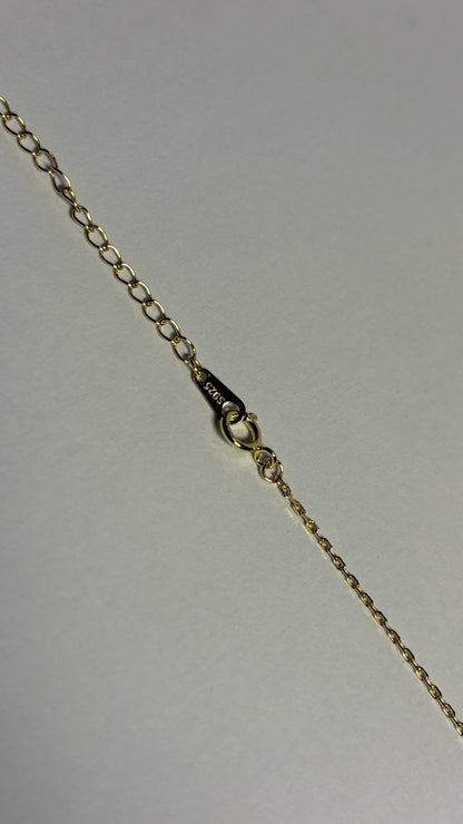 Lanț Pandantiv placat cu aur