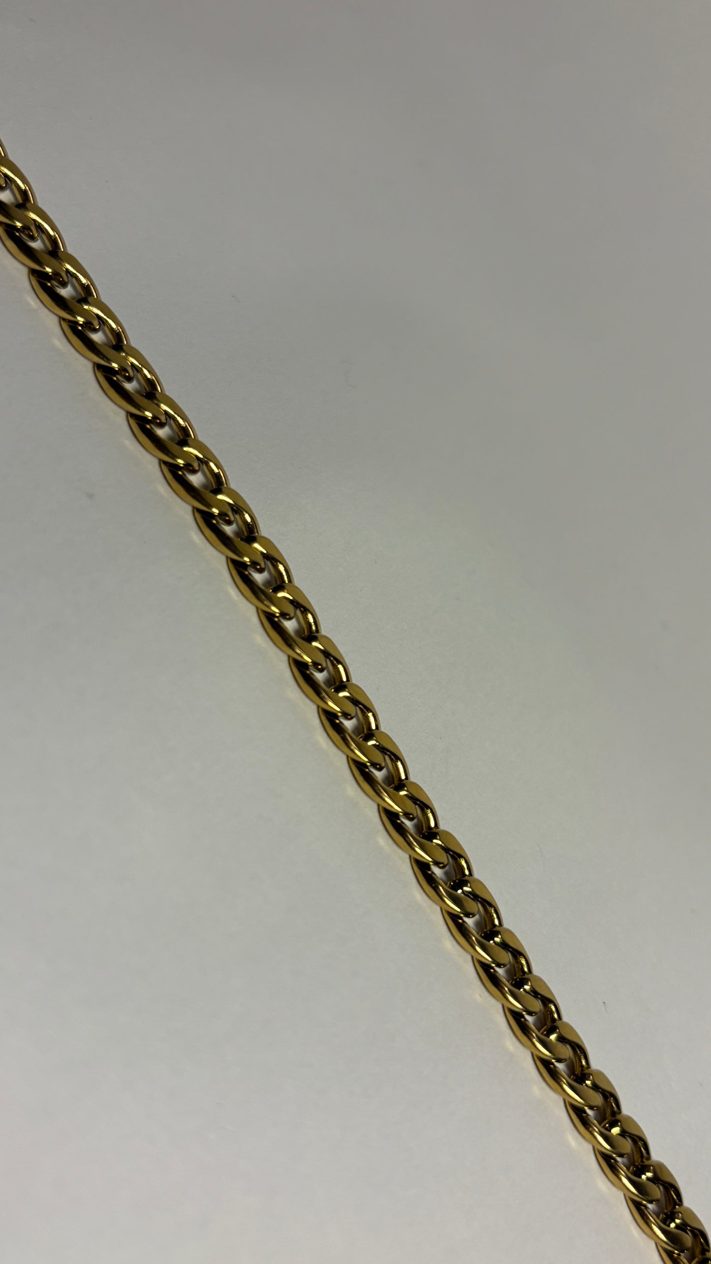 Brățară Cuban Soler placată cu aur