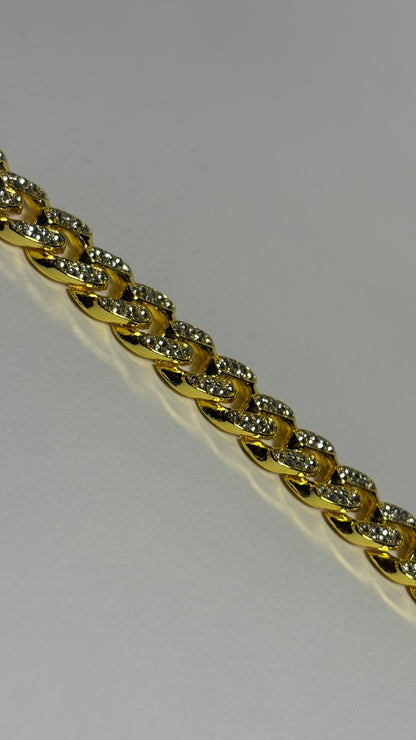 Brățară Cuban placată cu aur