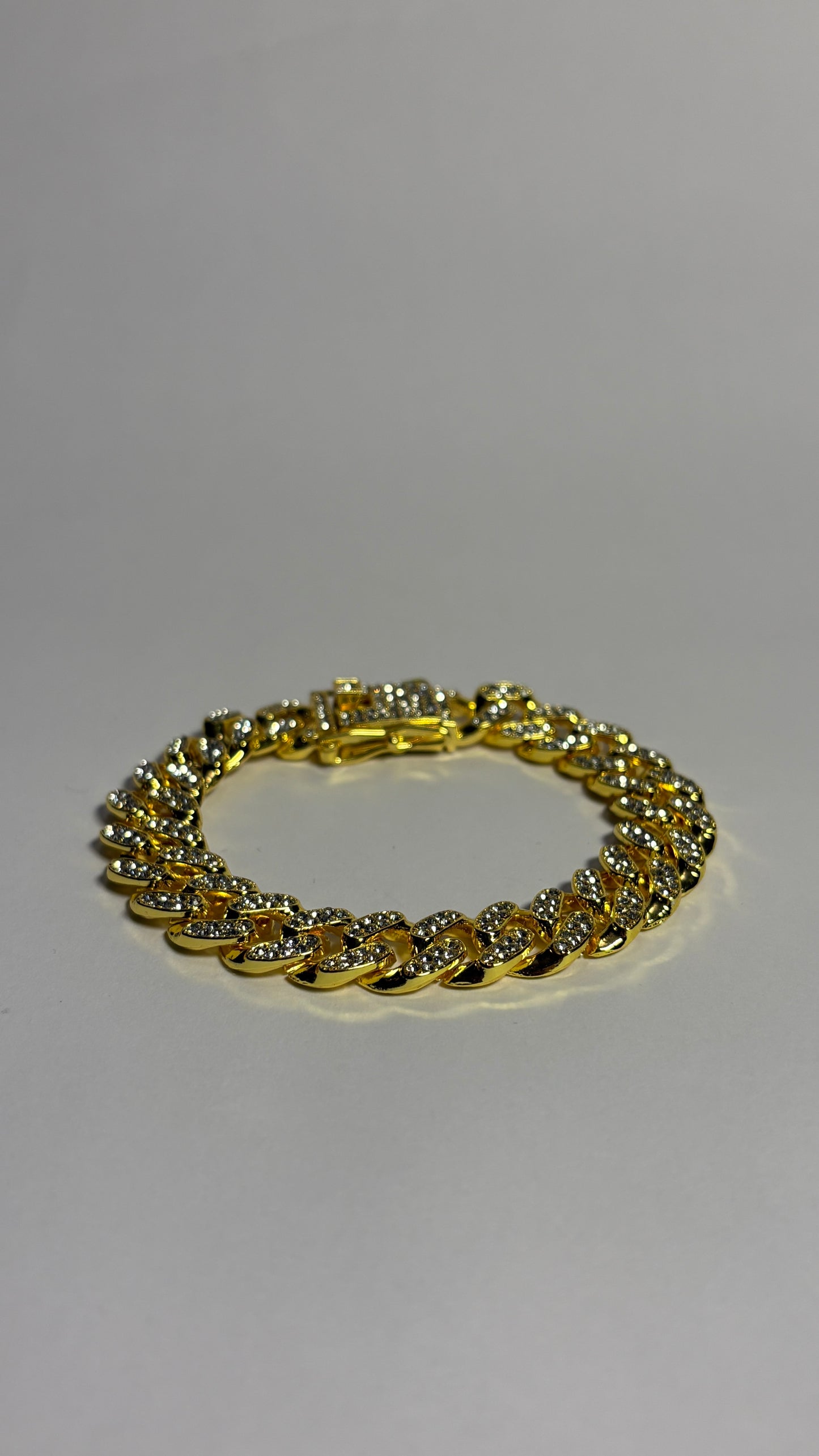 Brățară Cuban placată cu aur